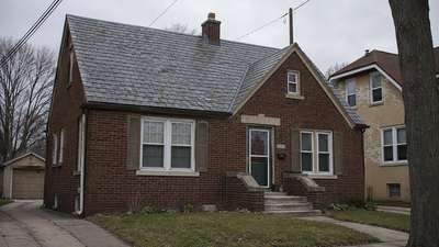A natural slate roof on an older Milwaukee home
